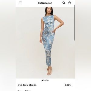 Reformation Zya Silk dress